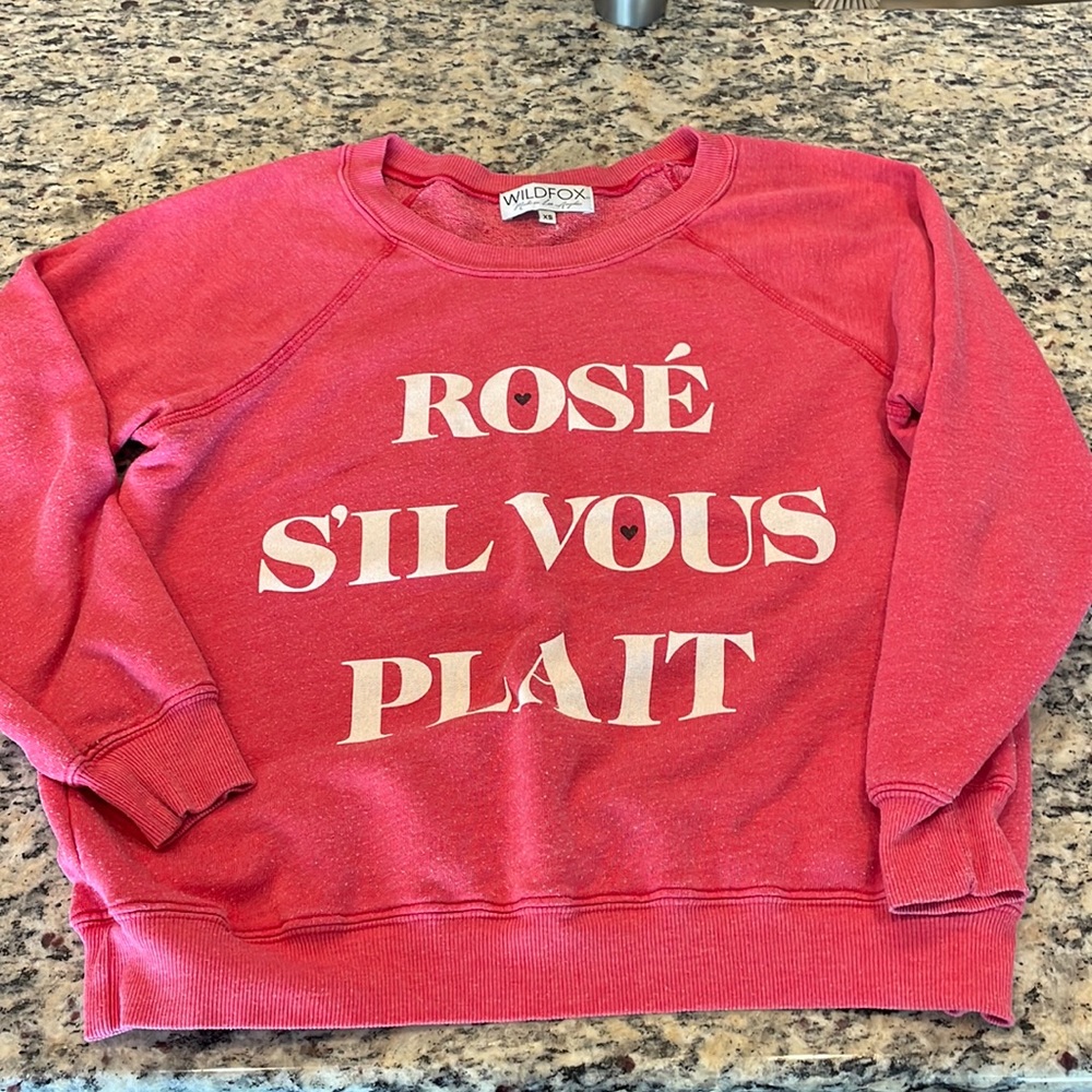 Wild fox Rose sweatshirt
